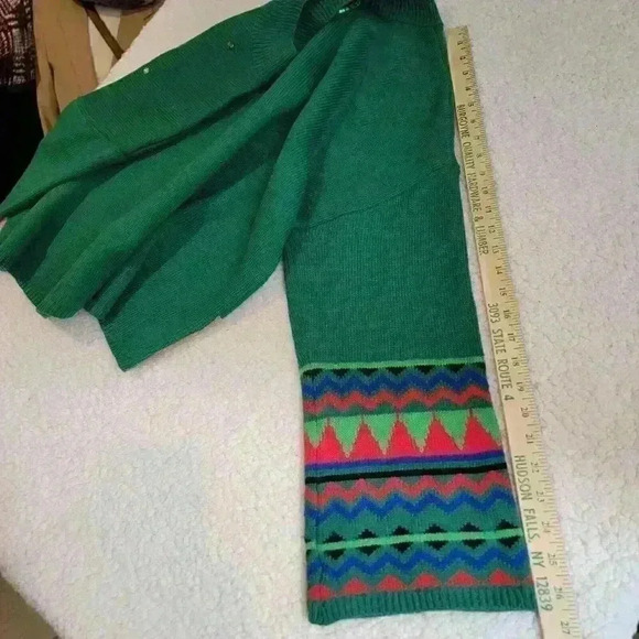 Holiday Time Christmas Sweater Womens XXL 20 Feliz Navidad Southwest Santa - Picture 16 of 16